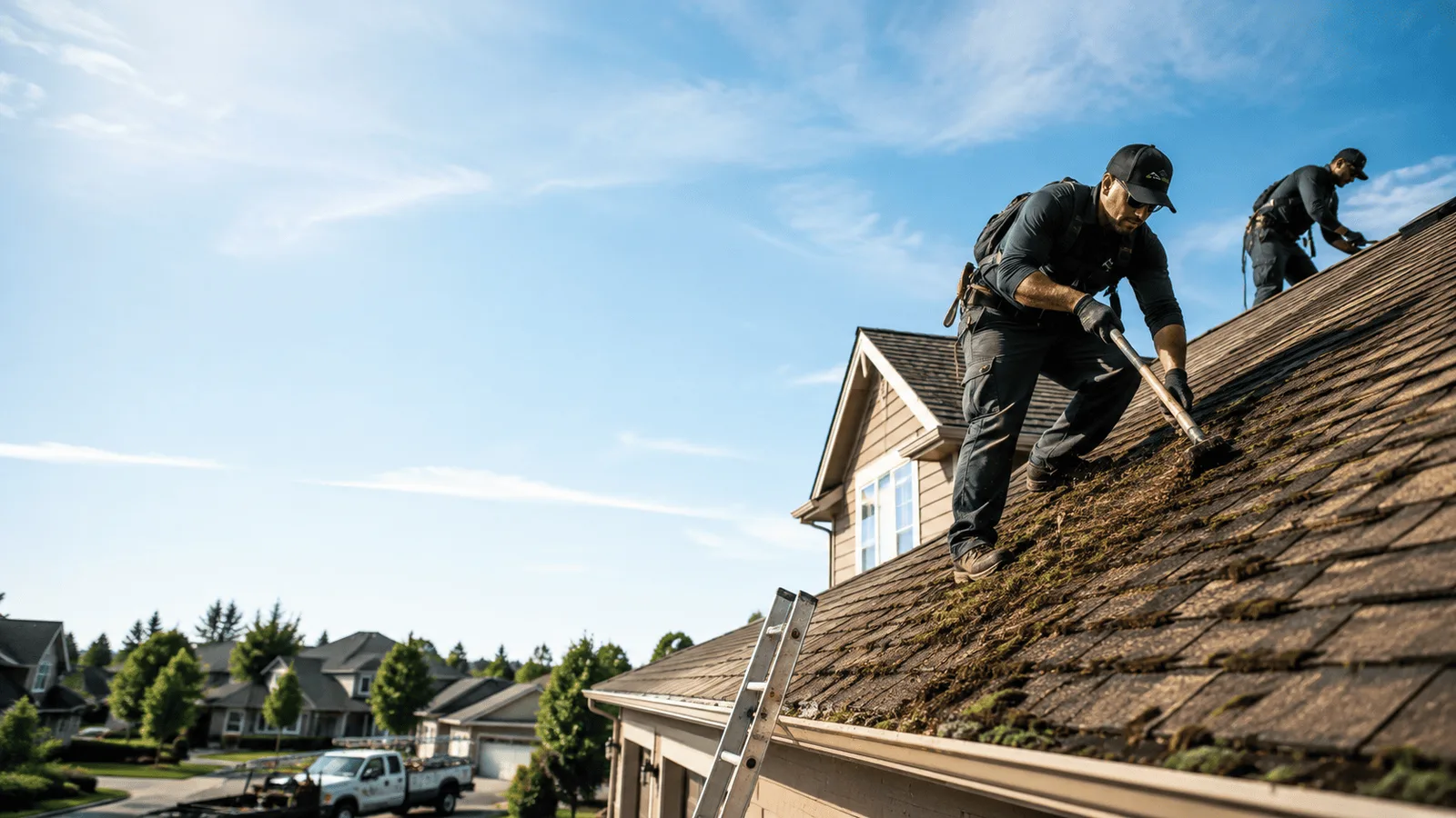 Roof Moss Removal in Cornell, MI near me